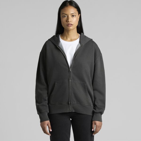 AS Colour Womens Relax Faded Zip Hoodie Thumbnail